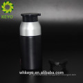 Cosmetic plastic airless pump bottle 100ml spray bottle mens skincare packaging black for personal care